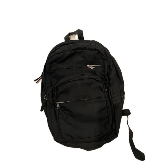 JanSport Big Student 3 Section Black Backpack - Picture 1 of 5